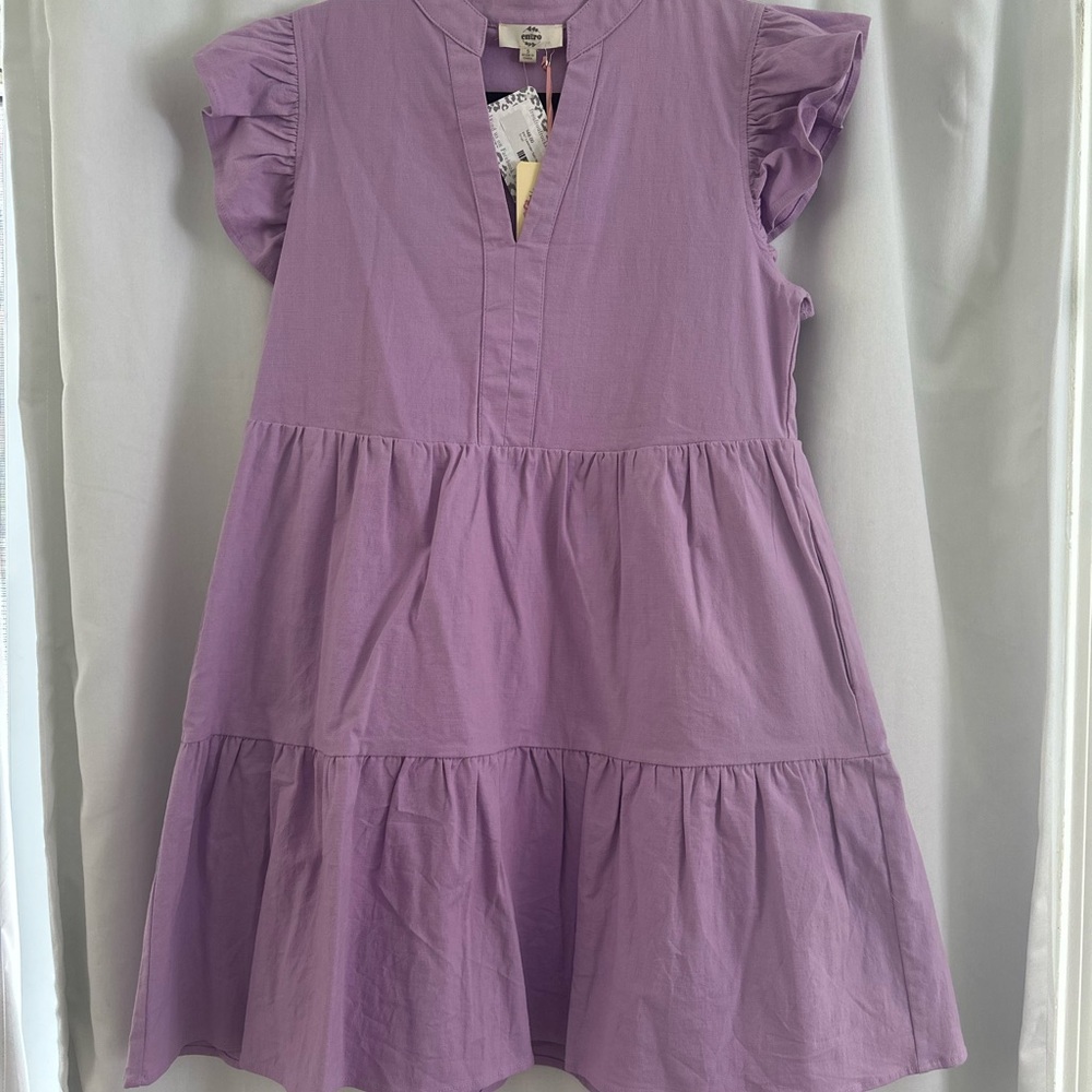 Entro Lavender Casual Dress